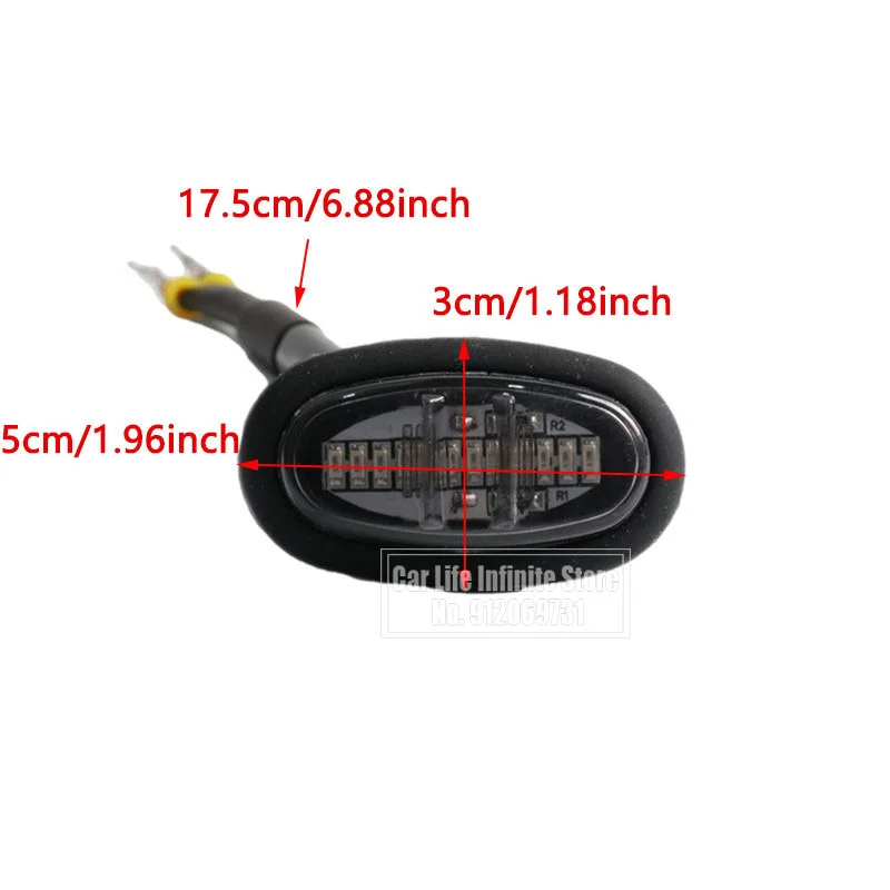 1pcs Grille Side Marker Lamps Decorative Lights Fit For Ford F-150 Raptor 2017 2018 2019 Auto Replacement Parts Amber Lamp | Автомобили и