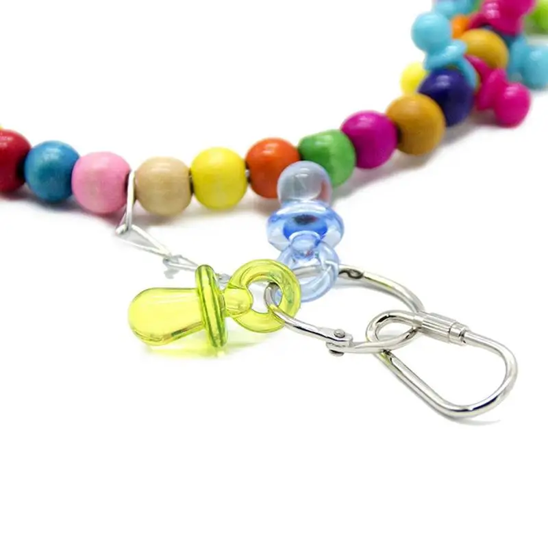 

Bird Swing Toy Nipple Parrot Toy Bite Resistant Bird Chew Toy Parrot Perch Parakeet Stand Rack Bird Accessories Random Color