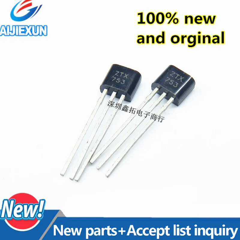 5pcs 100% Original and New ZTX753 large stock