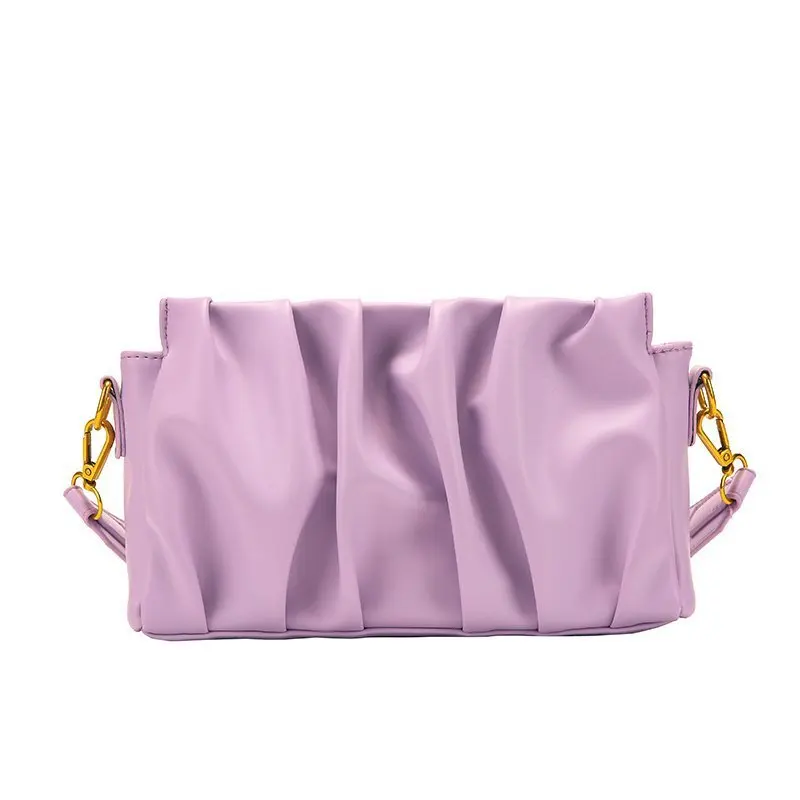 

Small PU Leather Crossbody Bags For Women Chain 2021 Shoulder Handbags Female Travel Tote Lady Fashion Armpit Bag