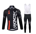 Комплект для велоспорта 2022, Мужская черная одежда для велоспорта в стиле рок, велосипедная одежда, дышащая Спортивная велосипедная одежда, комплекты из джерси с длинными рукавами для велоспорта
