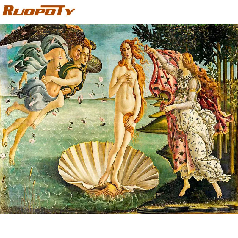 Набор для рисования по номерам RUOPOTY Классическая рамка домашний декор|Картины
