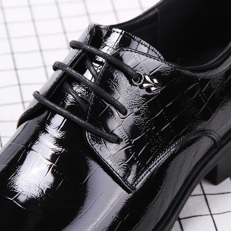 Мужские деловые туфли Izv зеленая британская обувь на мягкой подошве кожаные