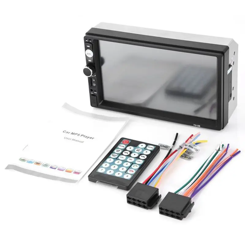 Автомагнитола 7010B 2 din 7 дюймов HD MP5 сенсорный экран цифровой дисплей Bluetooth USB FM |