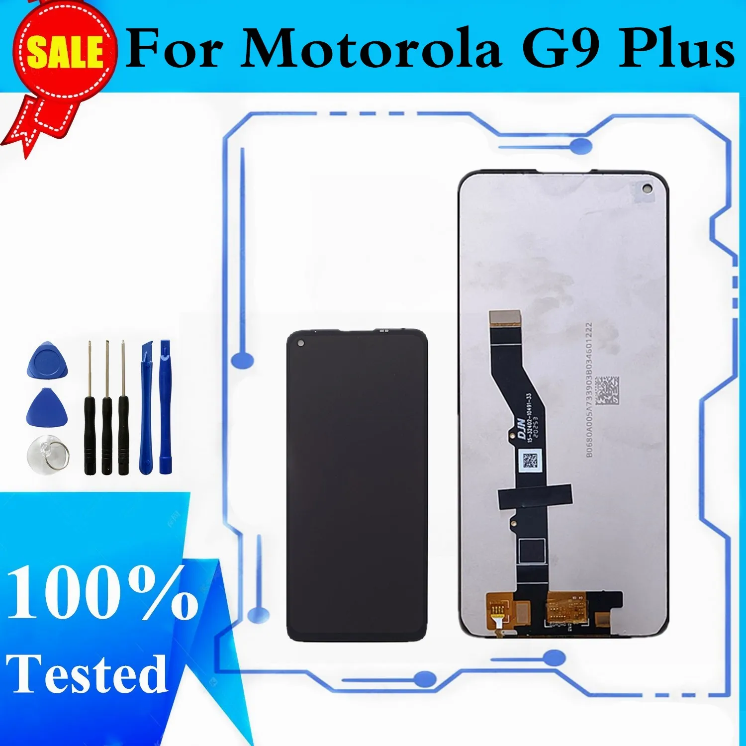 

ЖК-дисплей для Motorola Moto G9 Plus, ЖК-дисплей с сенсорным экраном, дигитайзер для Motorola G9 Plus XT2087-1