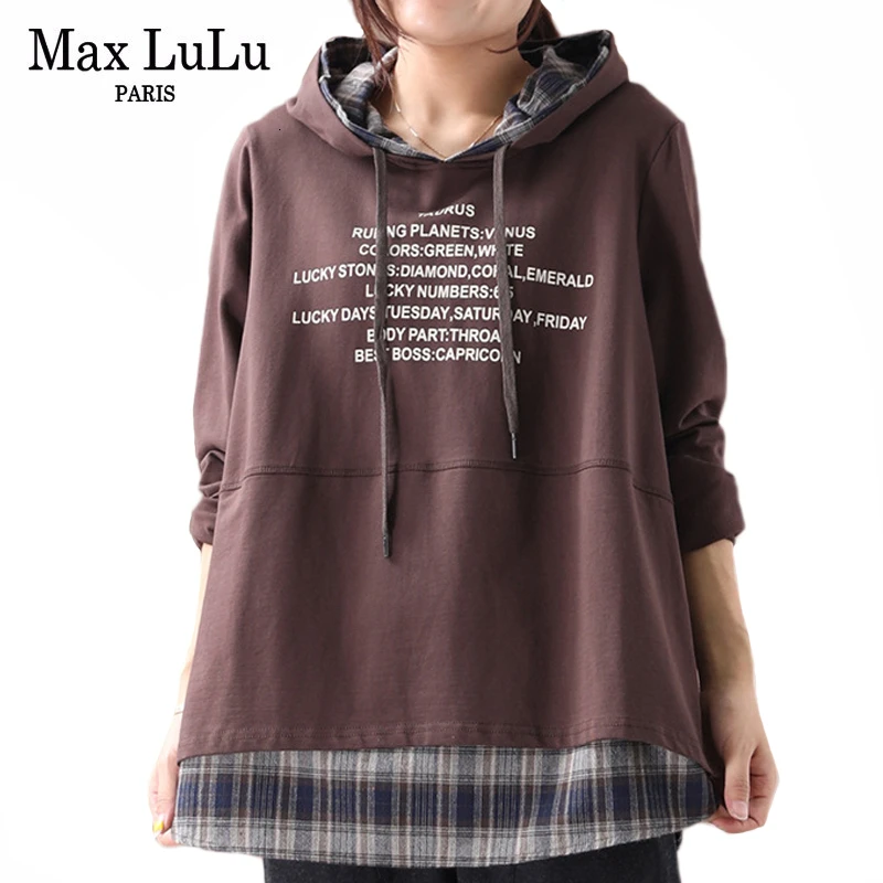 Max LuLu 2019 модная Корейская стильная Дамская готическая одежда осенние женские