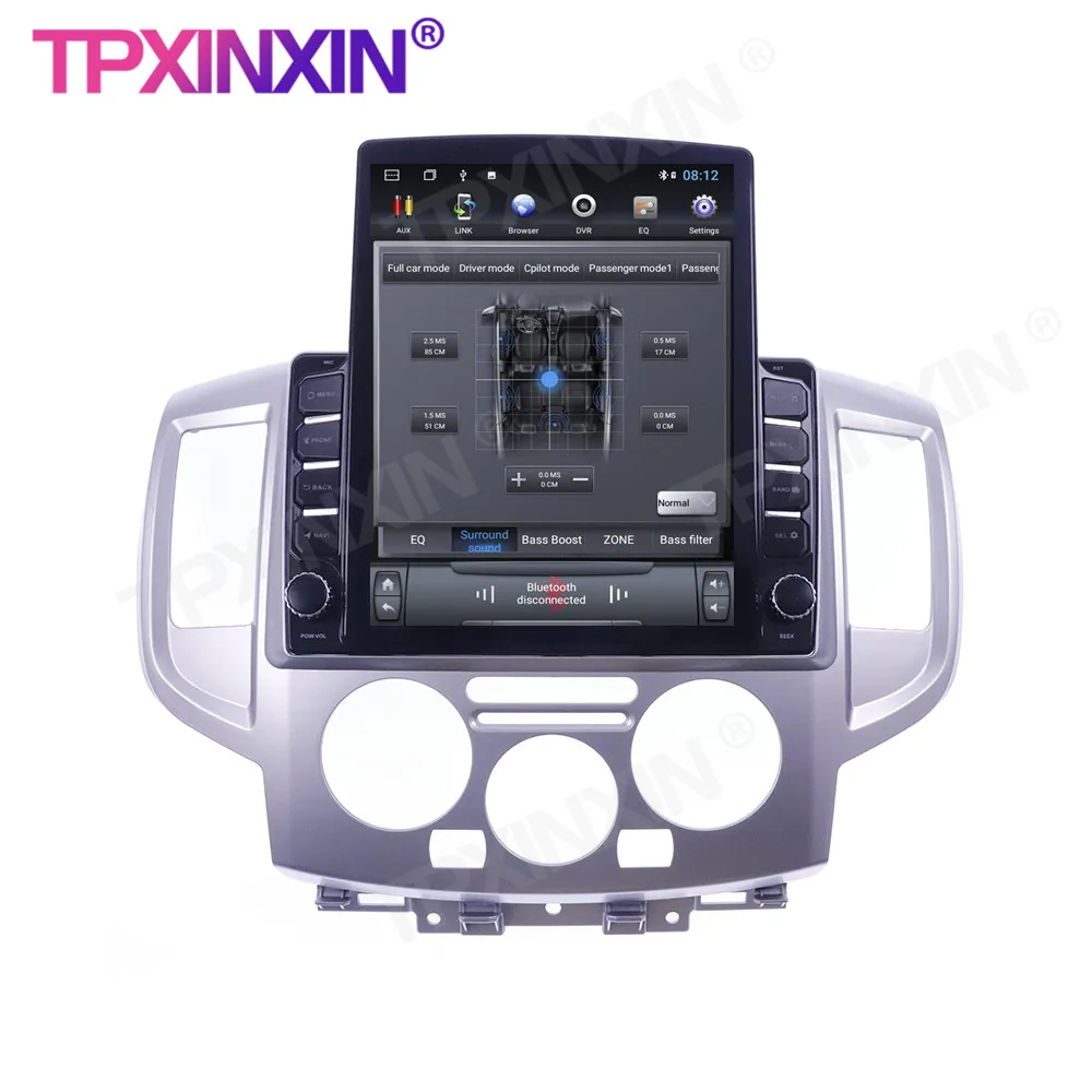 저렴한 닛산 NV200 2010 + 안드로이드 라디오 무선 카플레이 터치 스크린, 범용 스테레오 수신기 6 + 128G 자동차 라디오 플레이어 테슬라 스타일