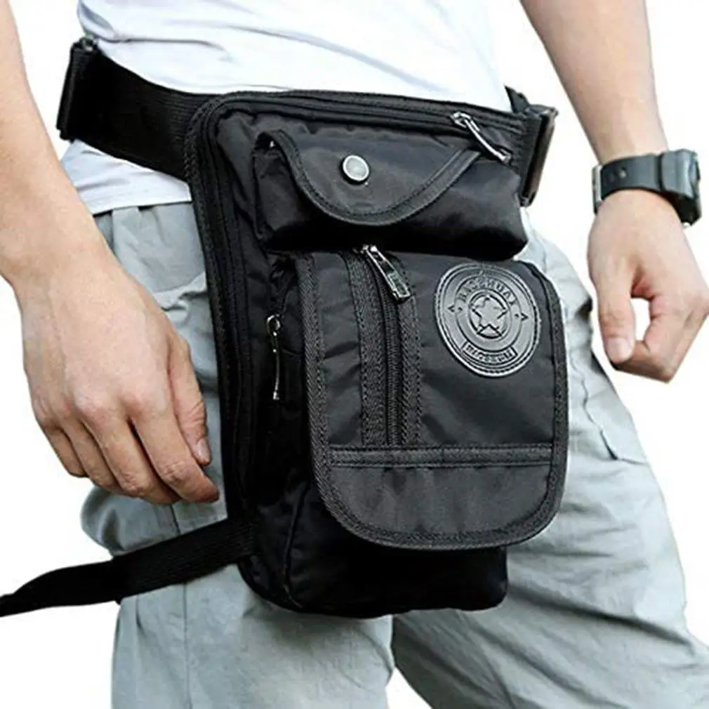 

Водонепроницаемая нейлоновая поясная сумка для мужчин, забавная бананка на бедро, военный тактический универсальный кошелек для мотоцикли...