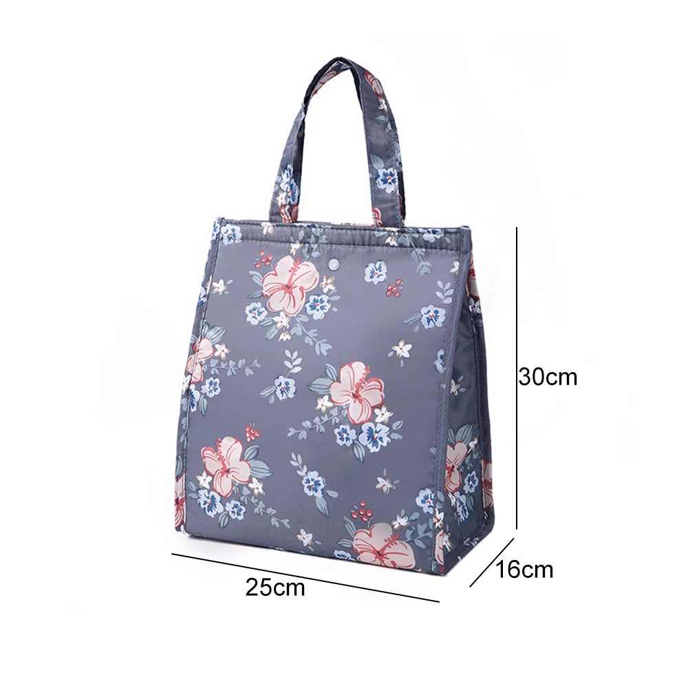 

New Portable Cooler Lunch Bag Waterproof Hand Pack Thermal Breakfast Box Picnic Food Bento Storage bags Large Capacity Handbag