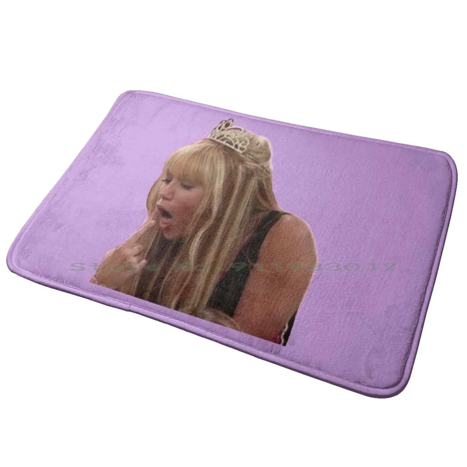 Забавная наклейка на входную дверь Hannah Монтана коврик для ванной ??? Сойка парк