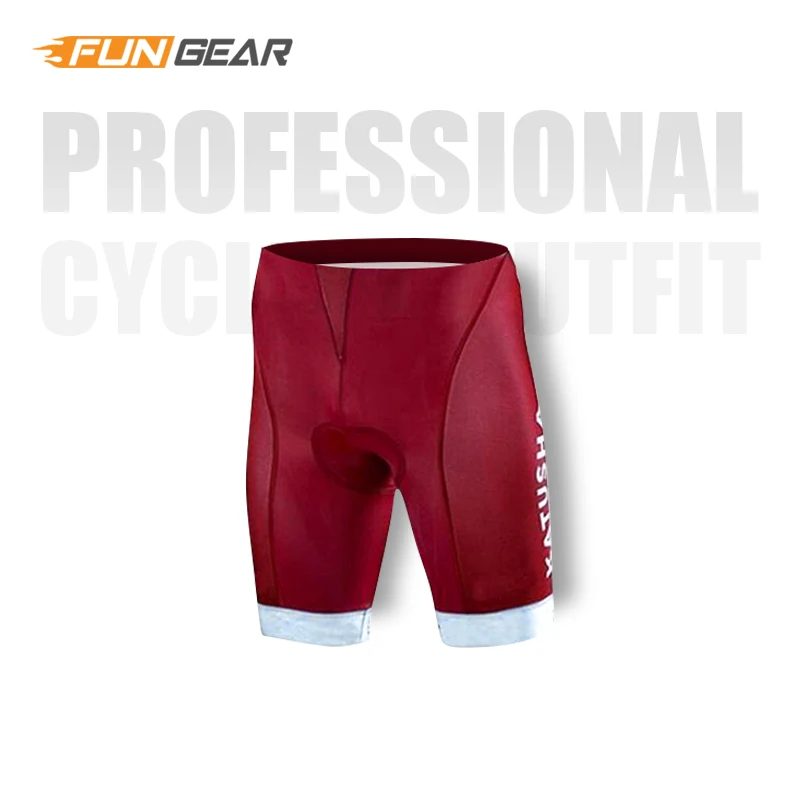 Shorts Катюша одежда для велоспорта Pro Team/Шоссейный велосипед одежда для гонок быстросохнущая Мужская велосипедная майка комплект Ropa Ciclismo Maillot - Цвет: Shorts