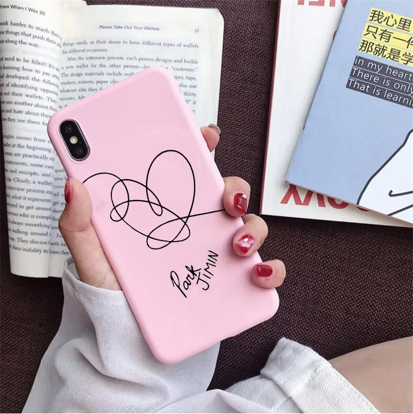 FHSR-23080 Kpop чехол для телефона для iPhone X 7 Plus XS чехол TPU Мягкий силиконовый чехол для телефона iPhone 6S 8 6 Plus XS Max чехол - Цвет: FHSR-23080