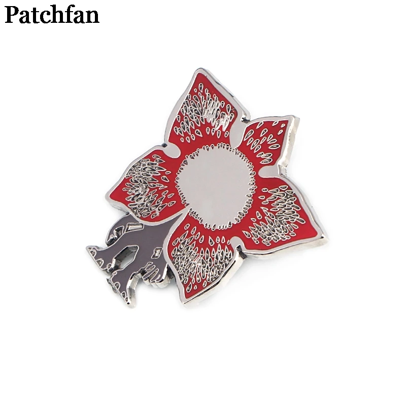 Patchfan очень странные дела броши для мужчин и женщин гордость цинка Эмаль на