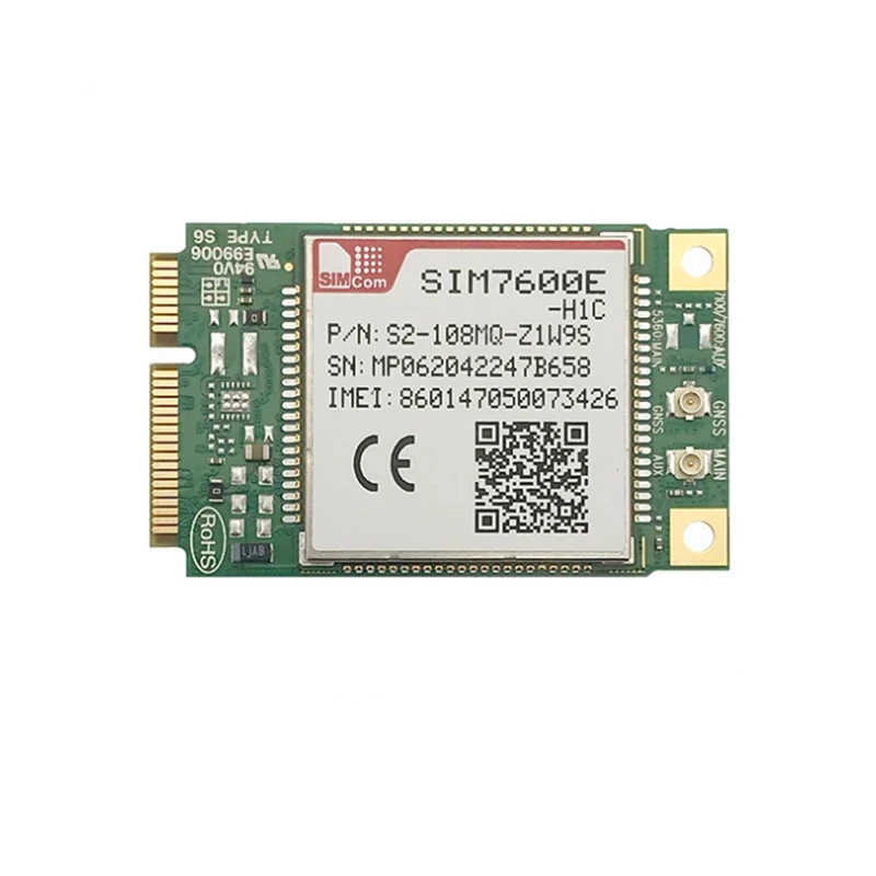 in stock! SIMCOM SIM7600E-H Minipcie 4G Cat4 SIM7600E-H1C SIM7600E-H1CD Cat1 LTE Module for EMEA/Korea/ |