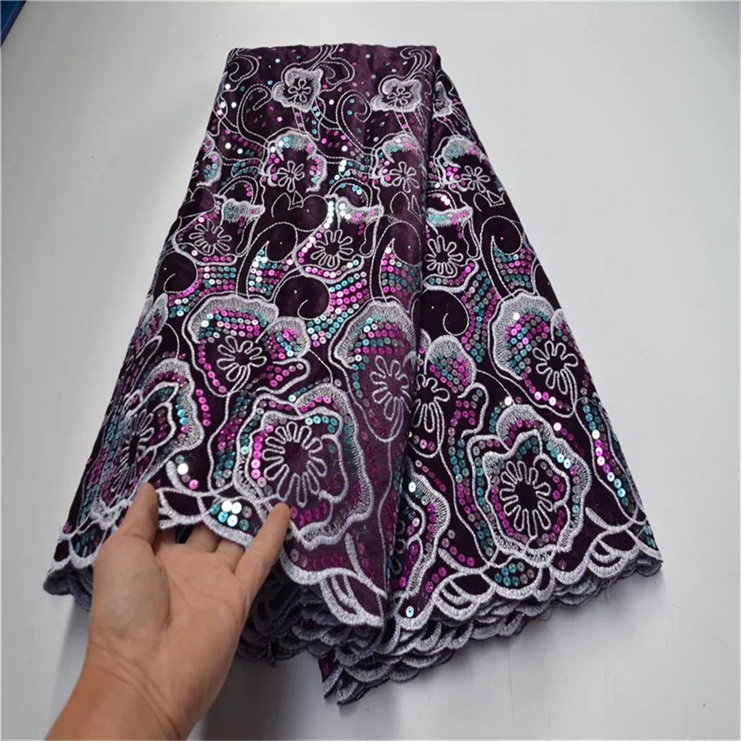 Африканская кружевная ткань белого цвета Высококачественная африканская