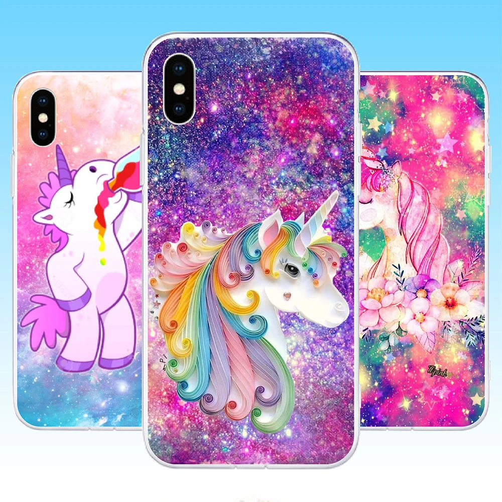 

Phone Case For Oneplus Nord N20 5G Soft TPU Unicorn Rainbow Back Cover Mobile Phone Bag For Oneplus 10 Pro 5G Case