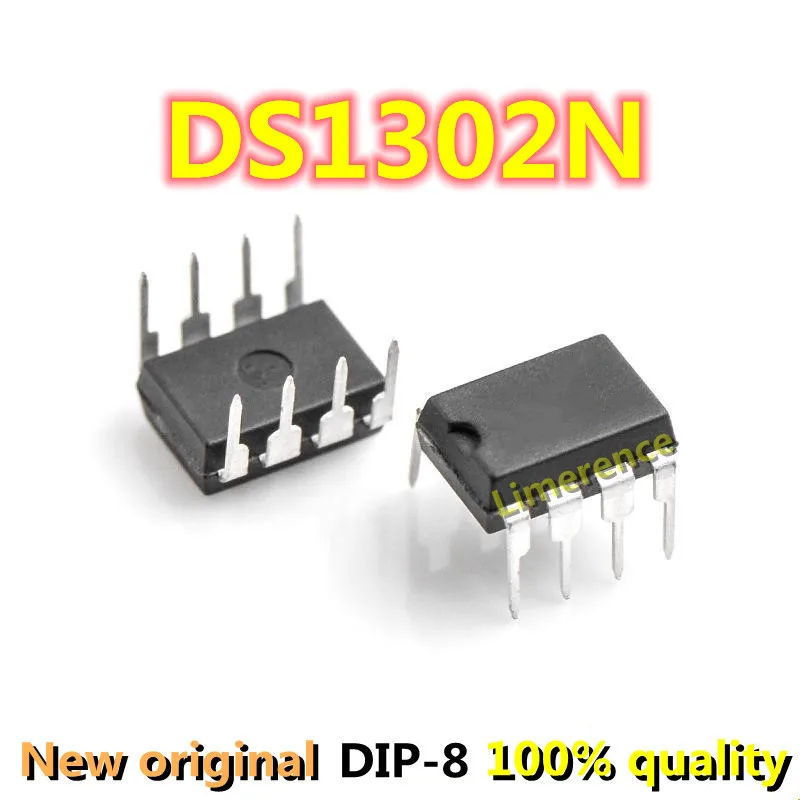 10PCS DS1302N DIP8 DS1302 Real time clock Trickle-Charge Tim