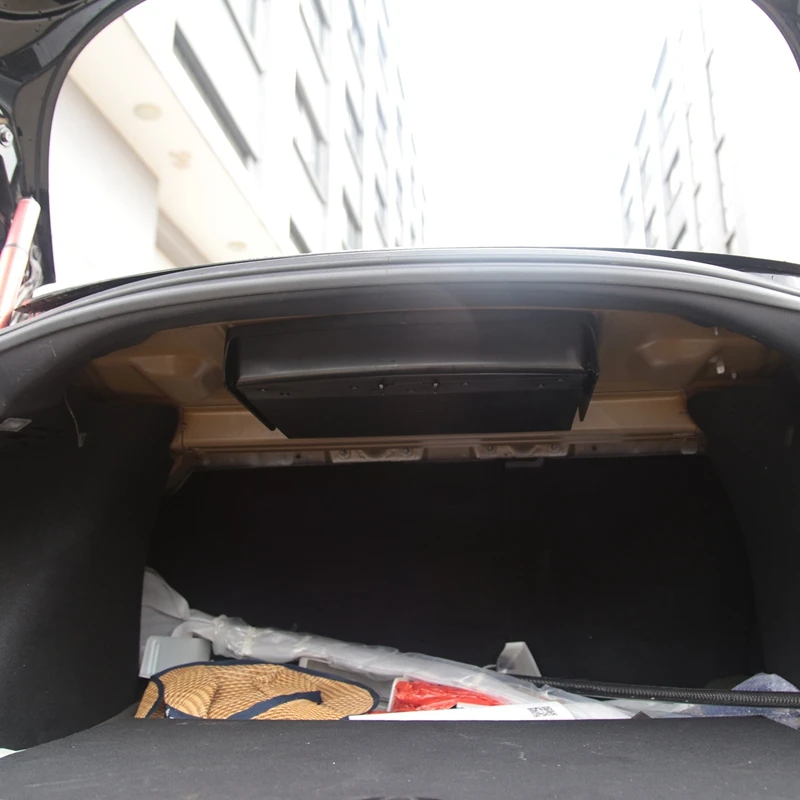 Цена Для Tesla Model 3 2017-2019 Автомобильный багажник верхняя коробка для хранения Внутренний органайзер чехол автомобильные аксессуары Скидка Для Tesla Model 3 2017-2019 Автомобильный багажник верхняя коробка для хранения Внутренний органайзер чехол автомобильные аксессуары