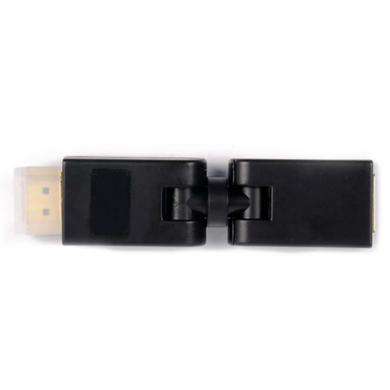 Поворот на 360 градусов V1.4 HDMI штекер гнездо адаптер Черный|Кабели HDMI| |