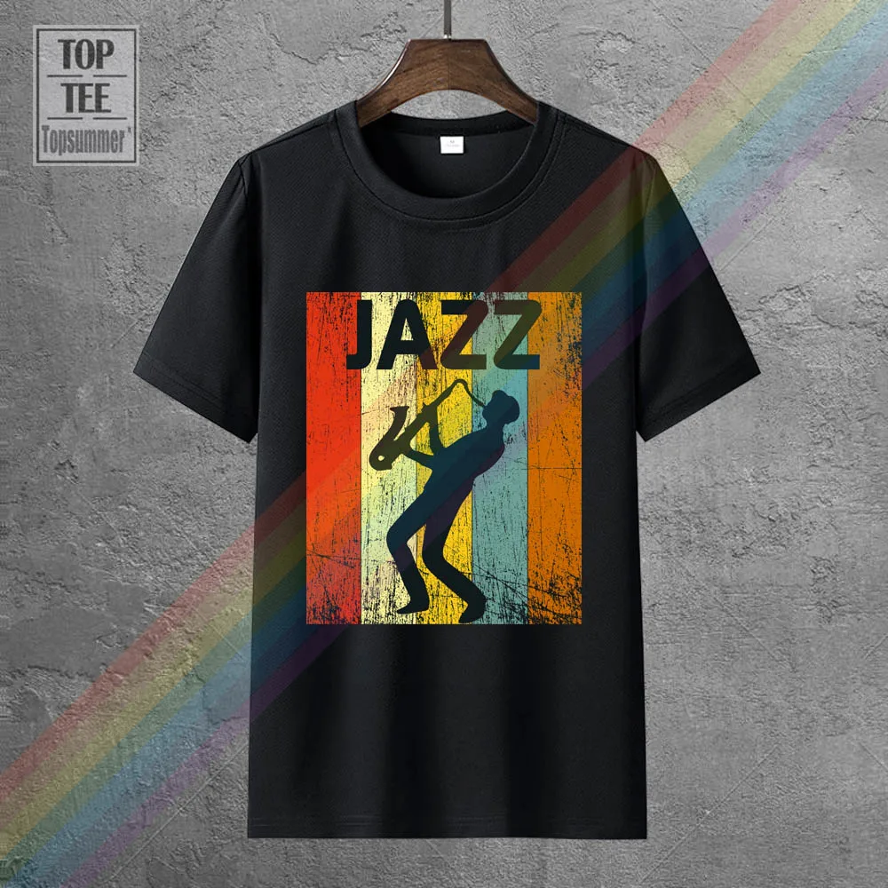 

Jazz Music Player T-Shirt Disco Retro Vintage Tee Shirt 70S