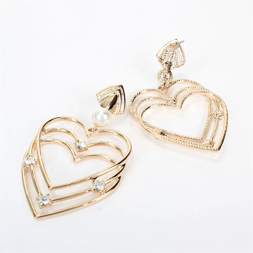 

Earrings Women Banquet Couple Wedding Earrings Multilayer Love Earrings Fashion Charm Jewelry Give Girlfriend Birthday