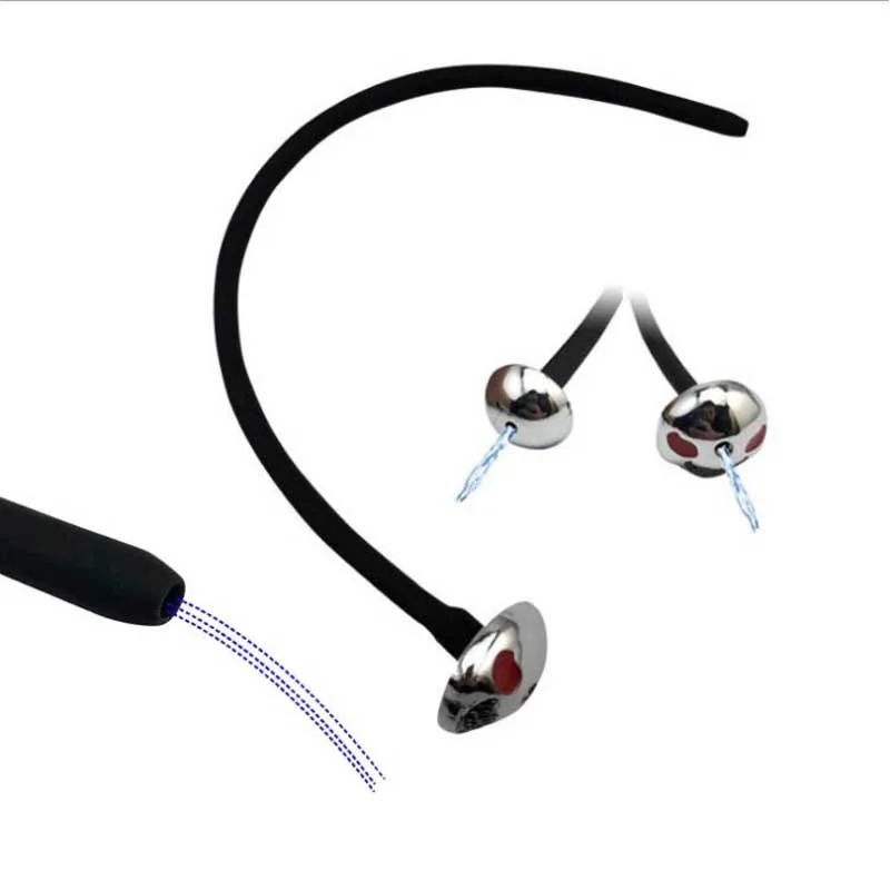 Силиконовая уретральная заглушка двойной катетер для уретры пробка пениса