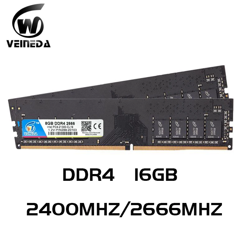 VEINEDA ddr4 ram 8GB 2666mhz 2400MHZ DIMM 1 2 V 288PIN настольная память поддержка материнская плата для