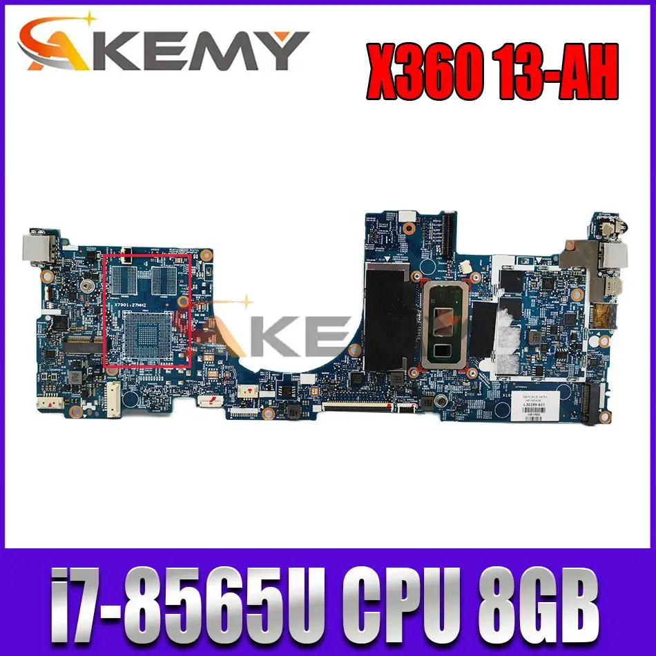 

L30290-601 17946-1 448.0EF13.0011 For HP ENVY X360 13-AH 13T-AH Laptop motherboard L30290-001 with i7-8565U CPU 8GB 100% test ok