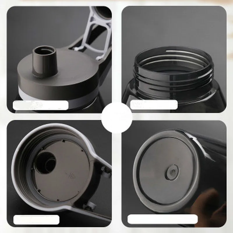 1000 мл/1500 мл вместительные портативные спортивные бутылки для воды Открытый