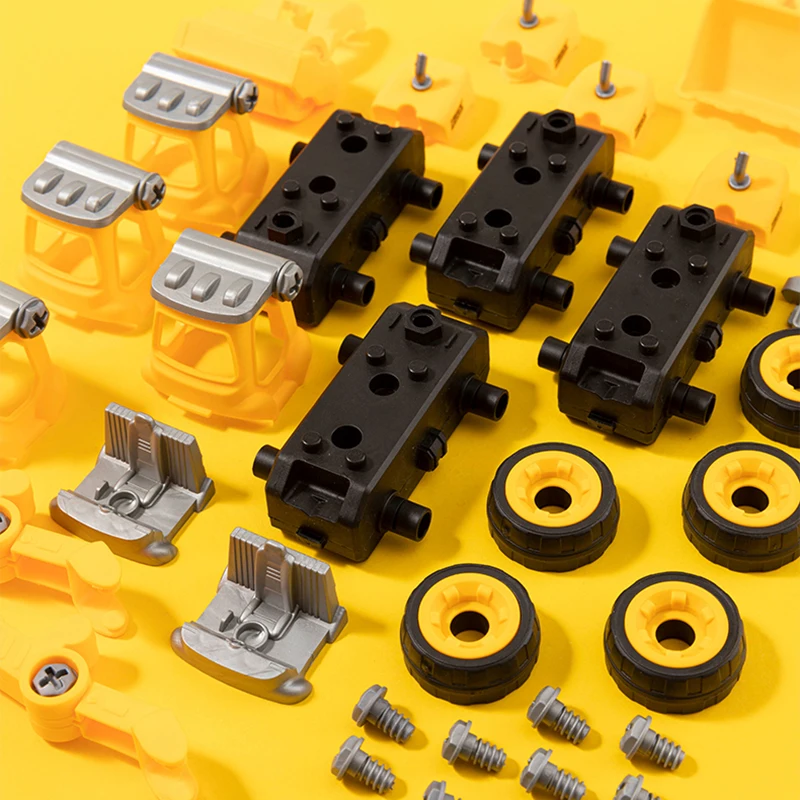 

Nut Disassembly Tools Toy Drill Truck Excavator Bulldozer Child Pretend Play Boy Creative Tool Education Gifts For Boy Car Model