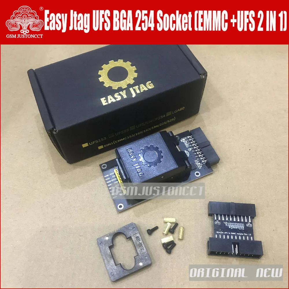 Новинка 2022 оригинальная розетка Easy-Jtag UFS адаптер EMMC 254 с детской системой |