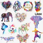 Термонаклейки для одежды, термонаклейки, виниловые наклейки для одежды, термонаклейки в стиле панк, моющаяся футболка с переводными картинками