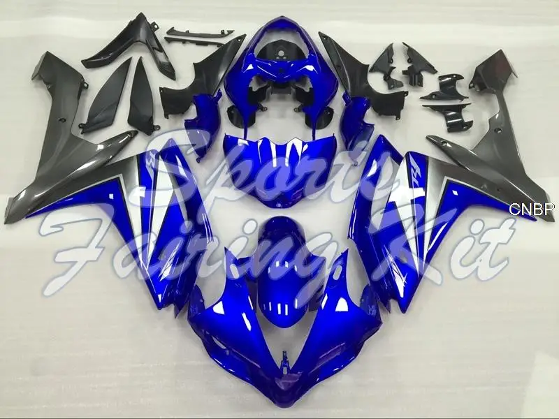 Обтекатель для YZFR1 2004 - 2006 Синий Серебряный полный комплект кузова 04 06 Кузов YAMAHA |