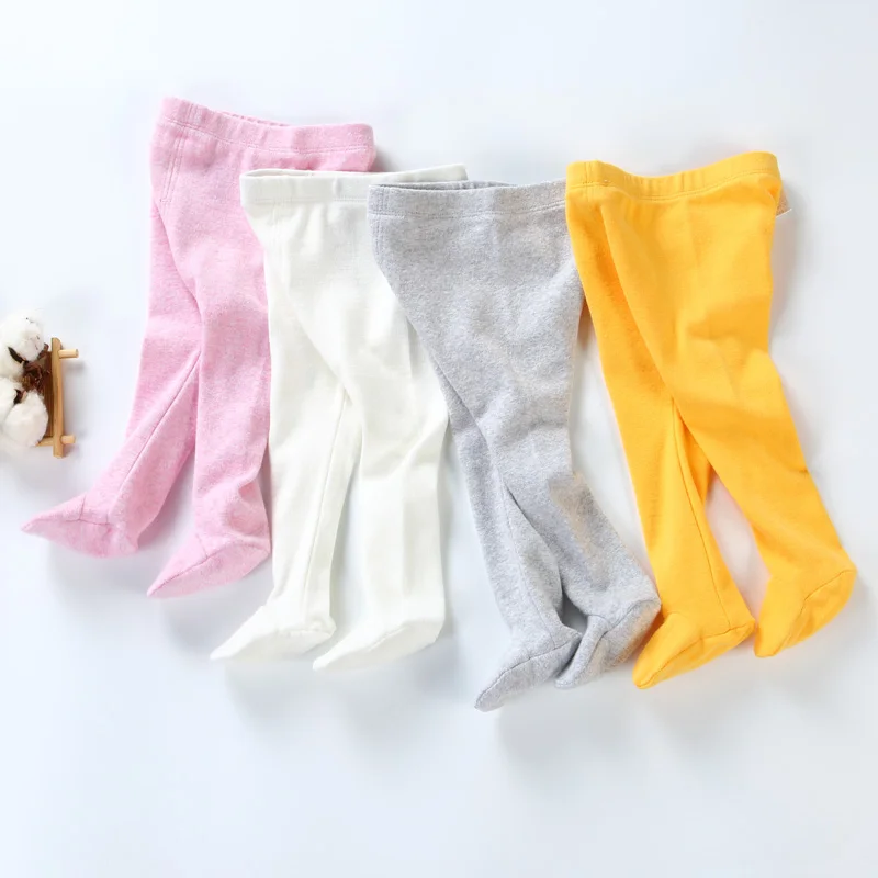 Детские колготы новорожденная девочка завышенная талия животик пижамы Штаны lycry