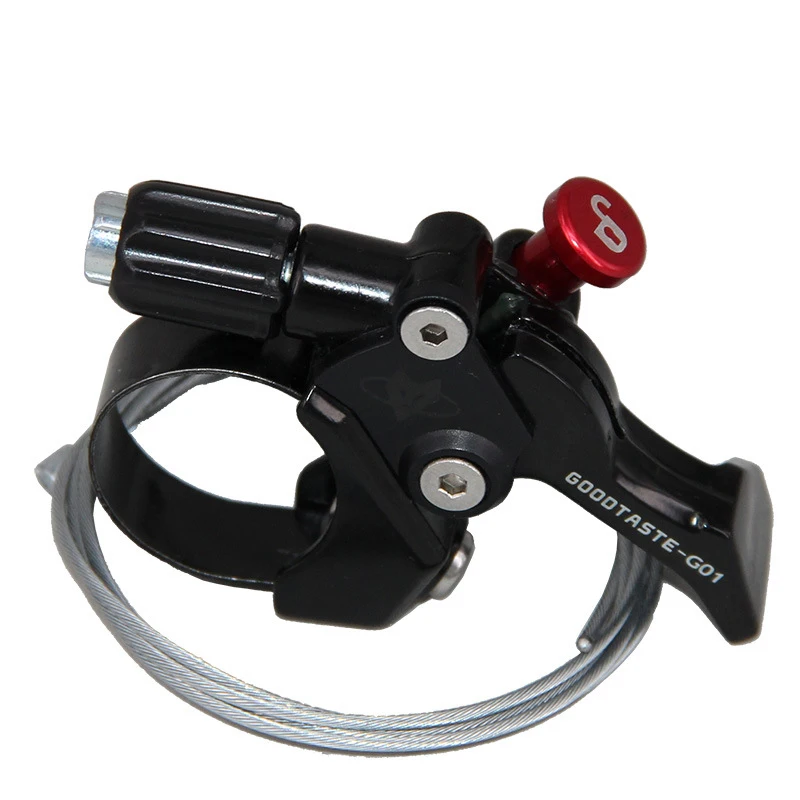 Red button G01 1 шт. блокировка провода рычаг управления горный велосипед Rockshox UDING вилка управления Лер лиса переключатель кнопка отчет Аксессуары для велосипеда - Цвет: Red button G01