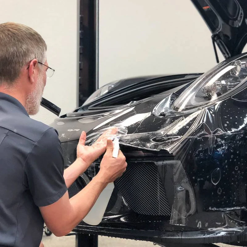 Защитная пленка PPF SUNICE для кузова автомобиля глянцевая невидимая защитная из 100%