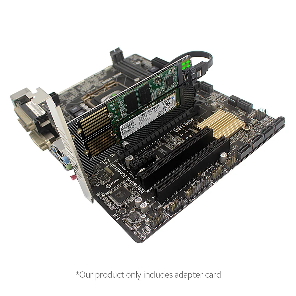 M.2 NVME/NGFF to PCI-E X4 Expansion Card SSD Adapter with M-key B-key Interfaces Support PCI-E/SATA Protocol | Компьютеры и офис