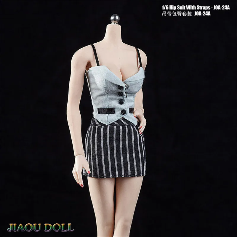 

Joa-24 1/6 Sexy Female Clothes Accessory Woman Secretary Clothes Skirt Thong Model for 12" Action Figure