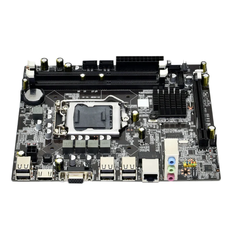 

H55 Motherboard DDR3 LGA 1156 Supports 2x4G Capacity 3xSATA2.0 Motherboard for PC