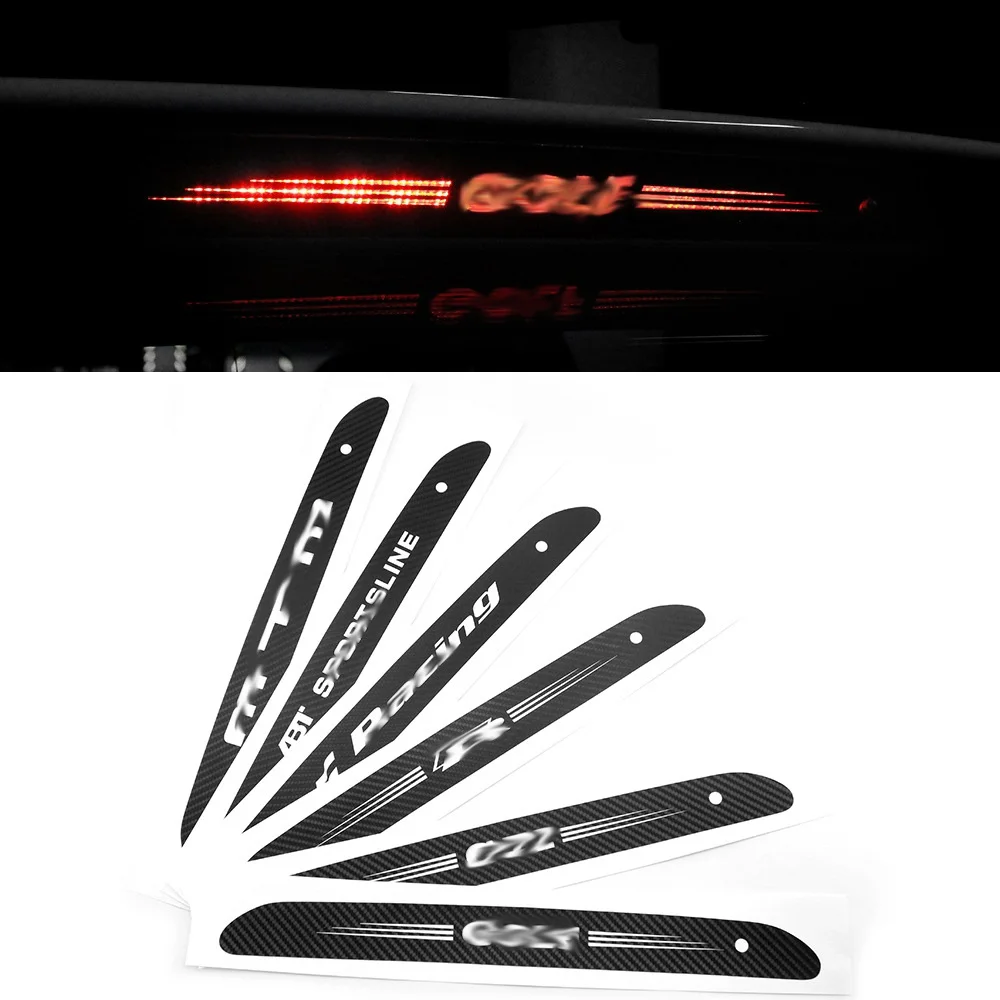 Автомобильные наклейки из углеродного волокна декоративный светильник с