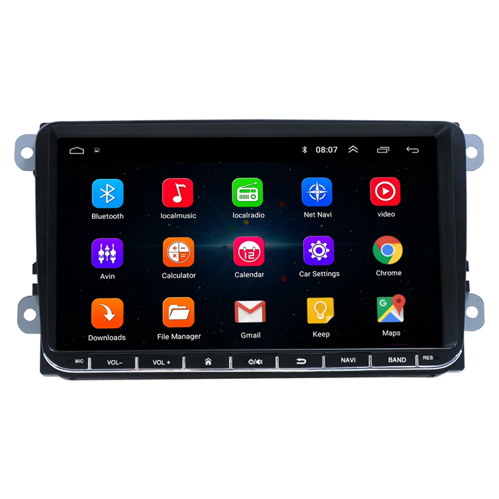 KMDRIVE 9 дюймов Android 1 автомобильный стерео радио GPS навигация мультимедийный плеер