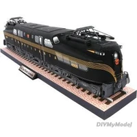 ggi electric locomotive diy 3d paper card model building sets construction toys educational toys traffic model
