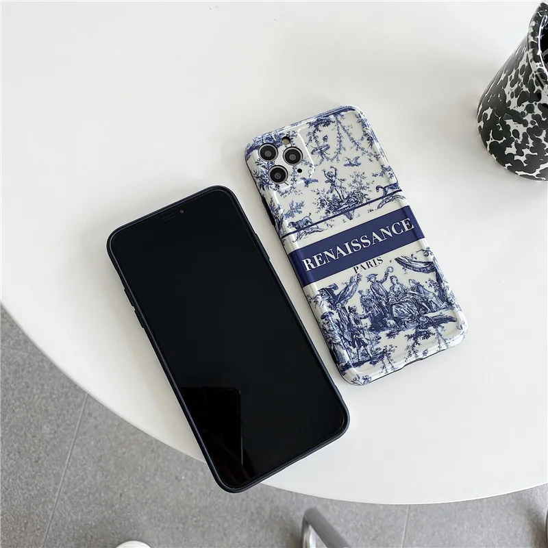 Чехол для телефона в стиле ретро Париж iphone 11 Pro Max 7 8 plus X XR XS роскошный мягкий чехол 12 mini SE 2020|Бамперы| |