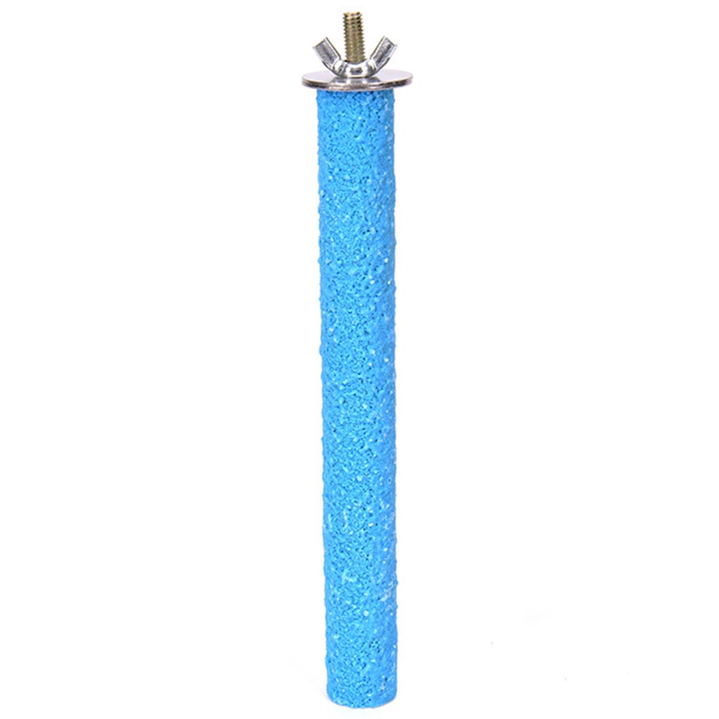 

1pc Bird Perch Stand Wooden Rough Birds Paw Grinding Perch Standing Parrot Toy Pet Supplies Pet Accessories Random Color