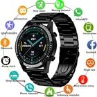 Смарт-часы мужские с круглым сенсорным экраном, Bluetooth, шагомером и Пульсометром