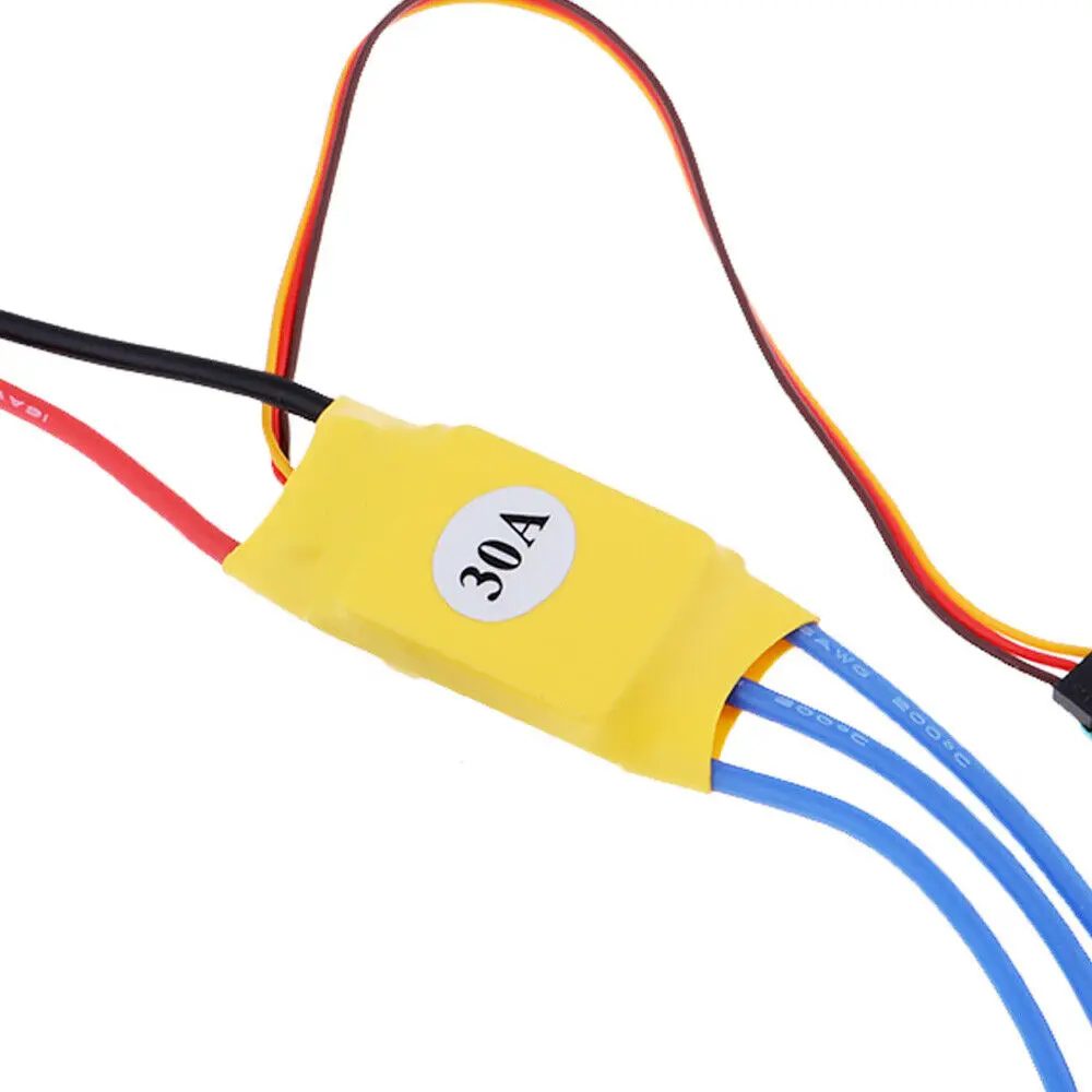 30A ESC Бесщеточный Регулятор скорости с BEC для RC DIY 450/550/X525 Вертолет Лодка