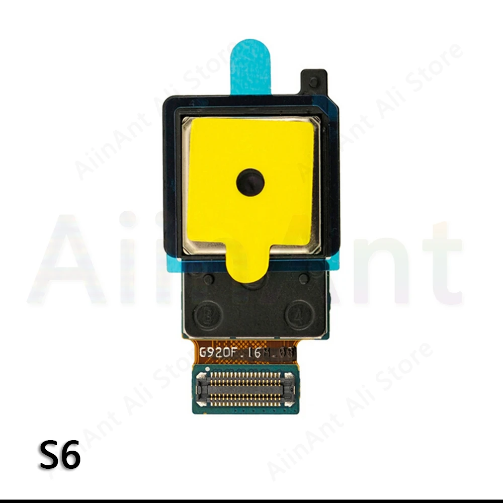 Задняя камера для samsung Galaxy S6 Edge Plus G920H G925H G928H G920F G925F G928F основная задняя камера гибкий кабель, запчасти для ремонта - Цвет: S6 Back