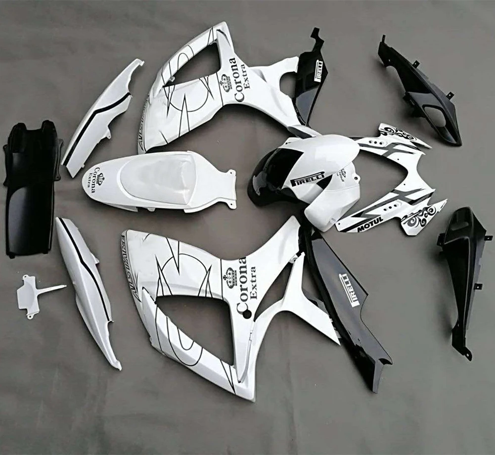 GSXR600 GSXR750 08 10 Обтекатели кузова Комплект ABS рамка Боковая панель крыло для Suzuki GSX R