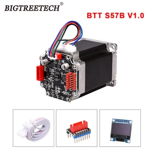 bigtreetech btt s57b v1 0 57 stepper motor closed loop driver oled 3d printer parts control board for skr v1 4 ender 3 s42b free global shipping