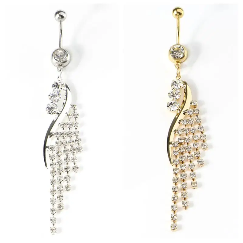 1 шт. сексуальные очаровательные болтающиеся кольца на пуговицах для живота